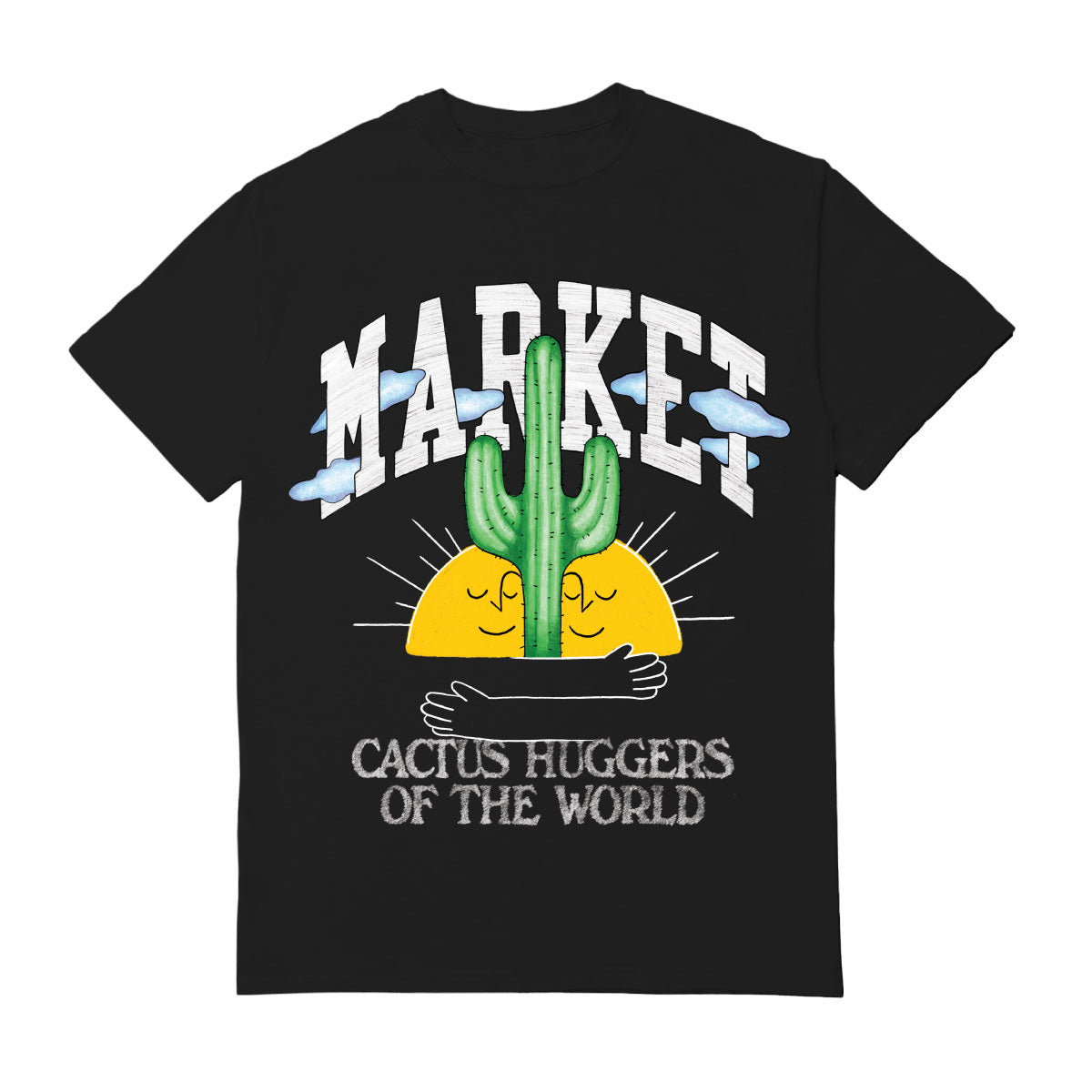 Market Cactus Lovers T-Shirt - Black