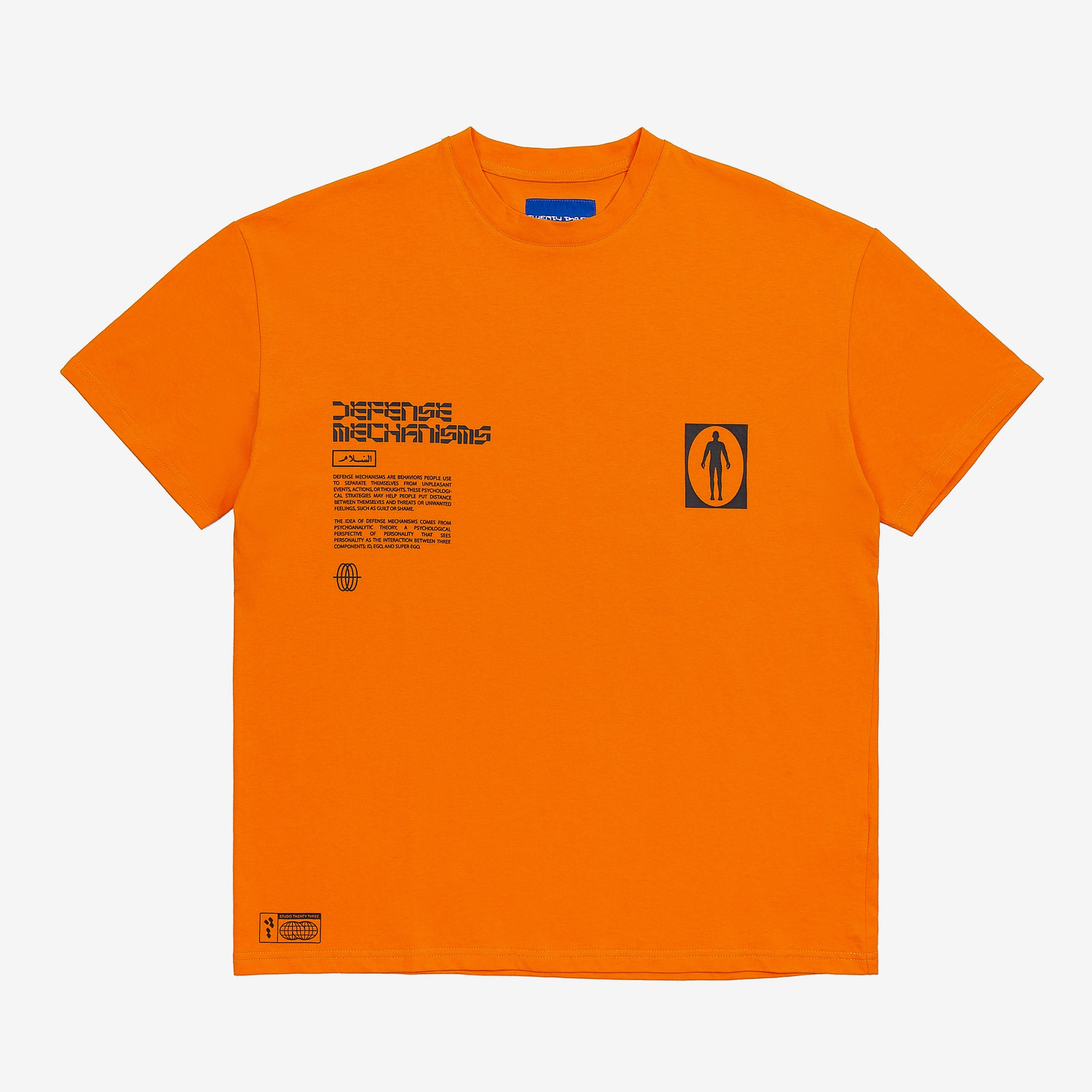 Twenty Three The Defence Mechanism T-Shirt - Orange