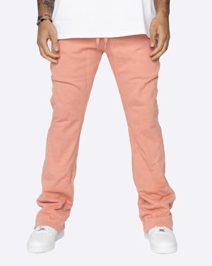 EPTM French Terry Flare Pants - Dark Pink