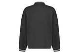 Proud Angeles Polo Button Up Sweater - Dk Grey