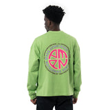 Amen Logo LS Tee - Green