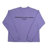 Amen Mass Media Effect LS Tee - Purple