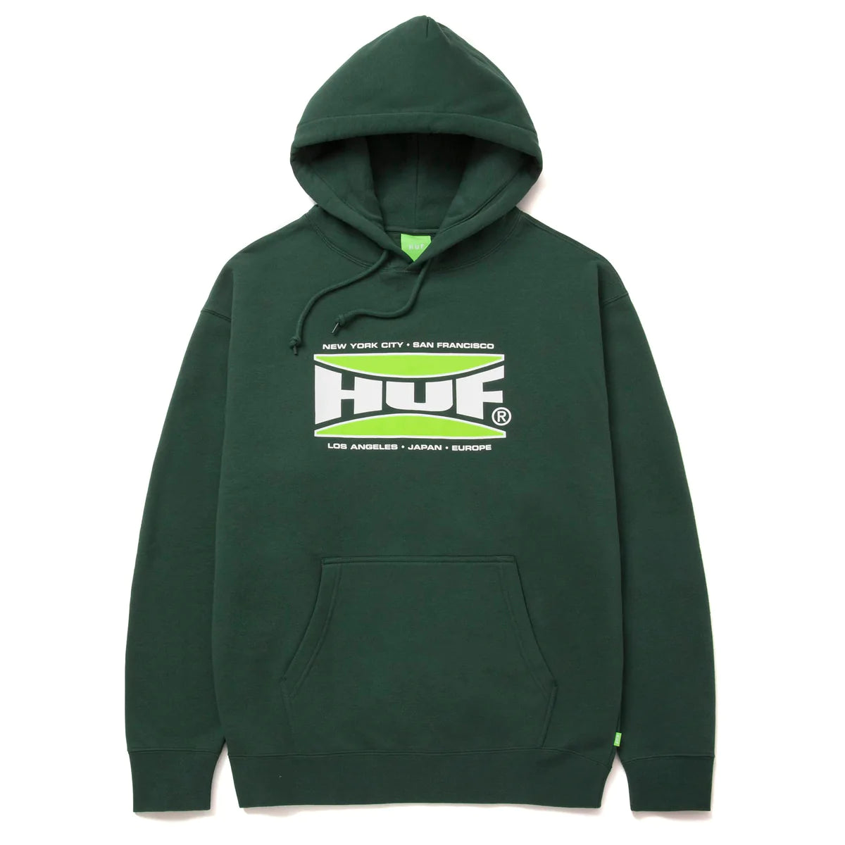 HUF Bolt Pullover Hoodie - Forest Green