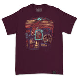 Crkd Guru Journey Home Tee - Burgundy