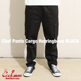 Cookman Chef Pants Cargo Herringbone - Black