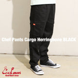 Cookman Chef Pants Cargo Herringbone - Black