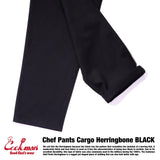 Cookman Chef Pants Cargo Herringbone - Black