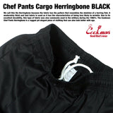 Cookman Chef Pants Cargo Herringbone - Black