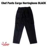 Cookman Chef Pants Cargo Herringbone - Black