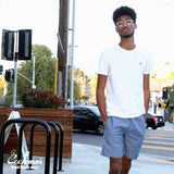 Cookman Chef Short Pants Chambray - Light Blue