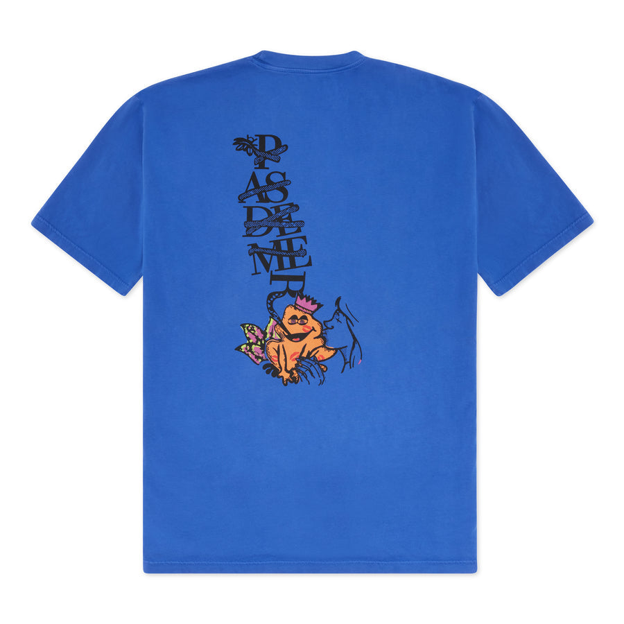 Pas De Mer Crack T-Shirt - Blue