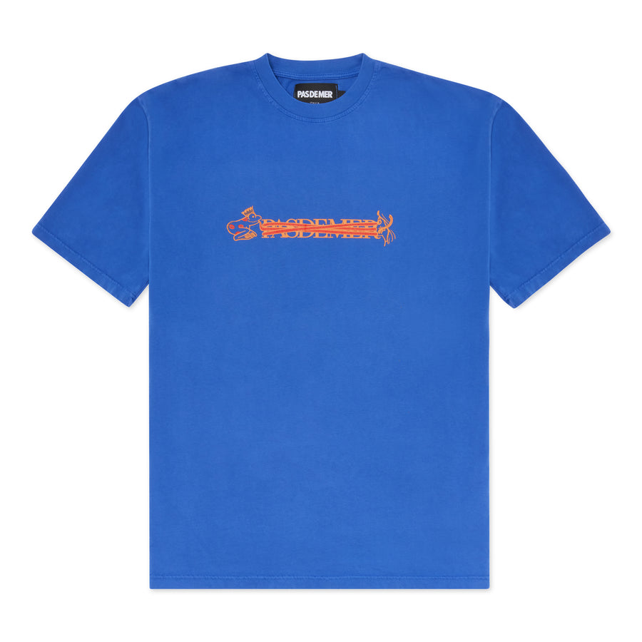 Pas De Mer Crack T-Shirt - Blue