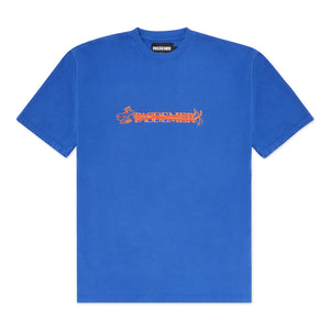 Pas De Mer Crack T-Shirt - Blue