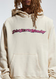 Diet Starts Monday Spell out Hoodie - Cream