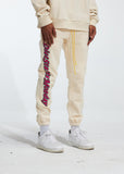 Diet Starts Monday Spell out Sweatpants - Cream