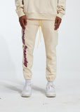 Diet Starts Monday Spell out Sweatpants - Cream