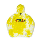 Ethik Acid Bleach Hoodie - Yellow