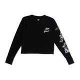 Ethik Women's L/SL Cherubz Tee - Black