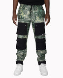 EPTM TIE DYE BANDANA PANTS - OLIVE