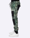 EPTM TIE DYE BANDANA PANTS - OLIVE