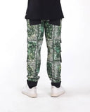 EPTM TIE DYE BANDANA PANTS - OLIVE