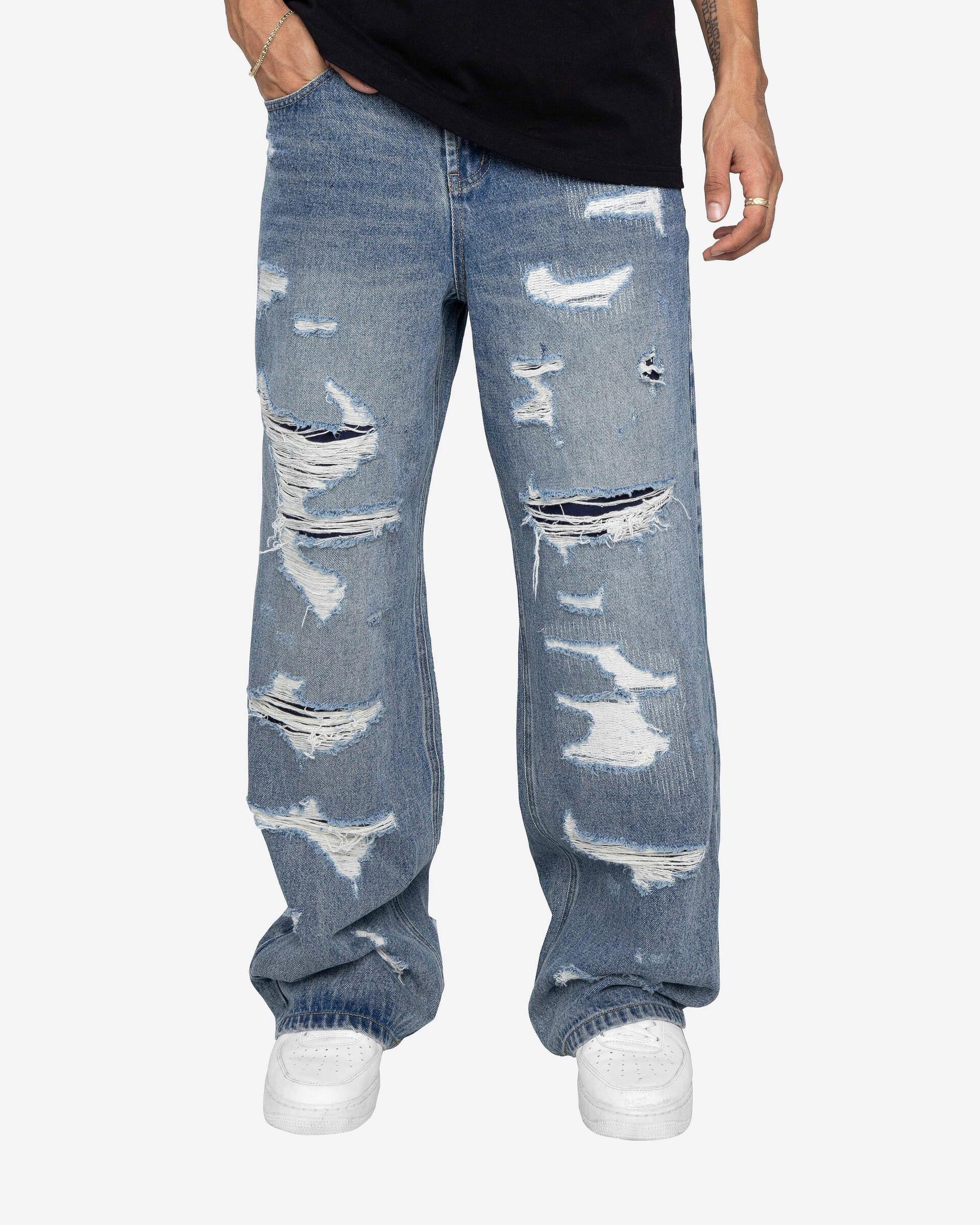 EPTM Paladin Wide Leg Jeans - Denim Blue