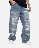 EPTM Paladin Wide Leg Jeans - Denim Blue