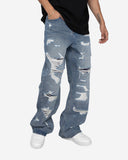 EPTM Paladin Wide Leg Jeans - Denim Blue