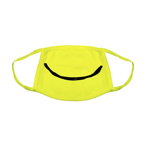 After School Special Smiley Face Mask - Yellow