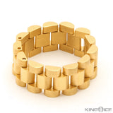 KingIce Gold Rolex Link Ring