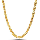 King Ice 4mm Franco Chain - 14K Gold