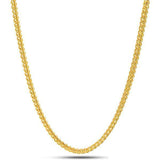 King Ice 2.5mm Franco Chain - 14K Gold