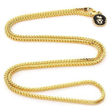 King Ice 2.5mm Franco Chain - 14K Gold