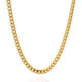 King Ice 5mm Miami Cuban Link Chain - 14K Gold