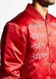 Lifted Anchors Broadband Reversible Bomber - Red