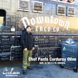 Cookman Chef Pants - Corduroy Olive