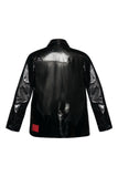 TorbaStudio Leather Racer Shirt - Black