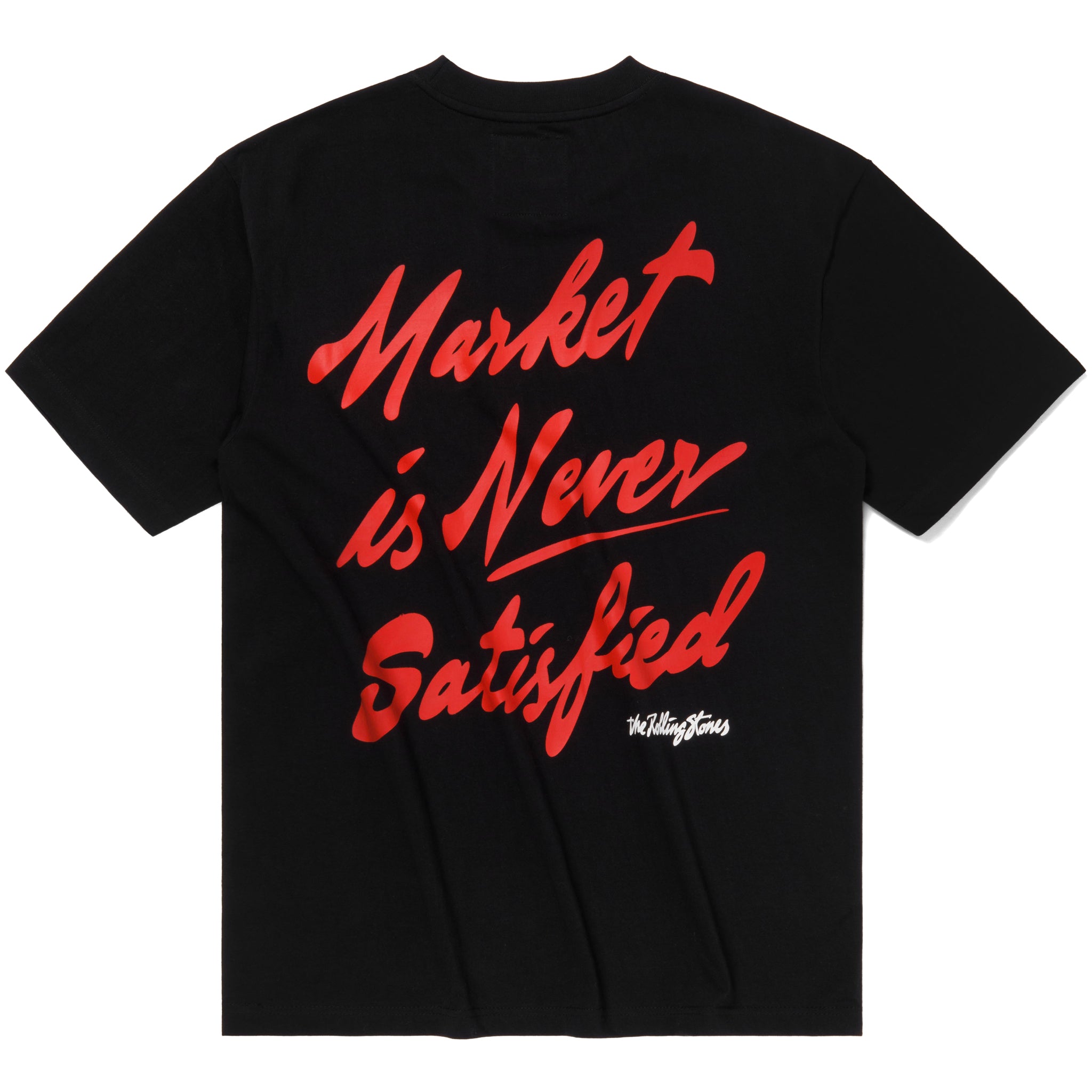 Market X Rolling Stones Never Satisfied T-Shirt - Black