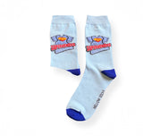Mellow Superheroes in scrubs Socks - Blue