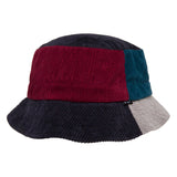 HUF Multi Panel Cord Bucket Hat - Wine