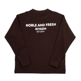 Noble And Fresh Born Again LS Tee - Brown