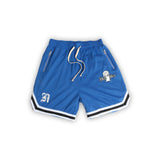 No Bad Vibez Jersey Shorts - Blue