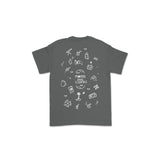 Noms Life Travel Essentials T-shirt - charcoal