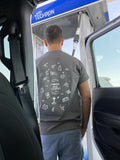 Noms Life Travel Essentials T-shirt - charcoal