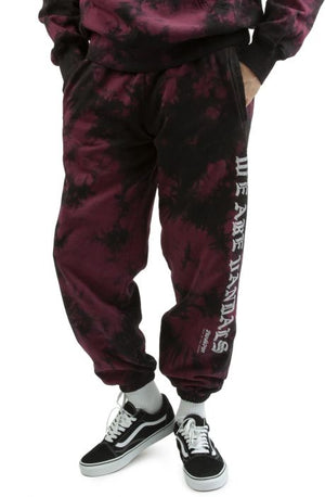 Pas De Mer Wav Pants - Burgundy/black