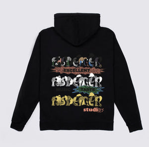 Pas De Mer Band Hoody - Black