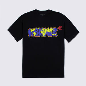 Pas De Mer Life Is Rubbish T-Shirt - Black