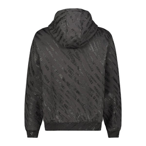 Personal Issues Destroyed Stamped Hoodie - Dark Brown