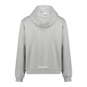 Personal Issues Destroyed Zip Up Hoodie - Light Grey