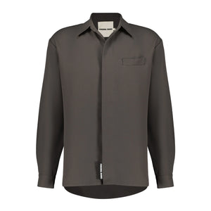 Personal Issues Oversized Shirt - Brown